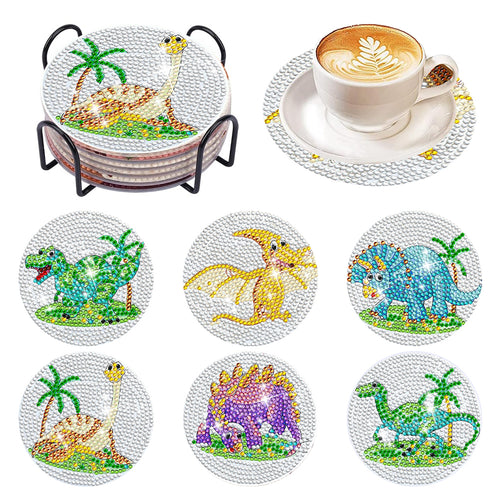 DIY Diamond Painting Coasters Kit Crystal Drink Coasters Ornament (AA1 –  everydayecrafts
