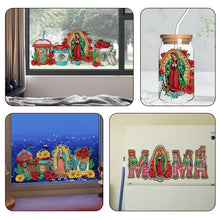 Load image into Gallery viewer, 4 Pcs Rhinestone Stickers Diamond Painting Sticker for Cup (Virgin Mary)
