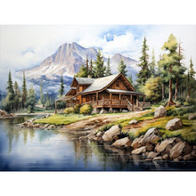 Load image into Gallery viewer, Country House 45*60CM(Canvas) Full Square Drill Diamond Painting
