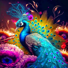 Load image into Gallery viewer, Peacock 30*30CM(Canvas) Full Round Drill Diamond Painting
