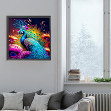 Load image into Gallery viewer, Peacock 30*30CM(Canvas) Full Round Drill Diamond Painting
