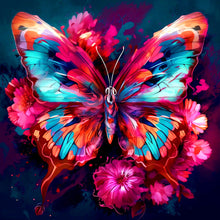 Load image into Gallery viewer, Butterfly 30*30CM(Canvas) Full Round Drill Diamond Painting
