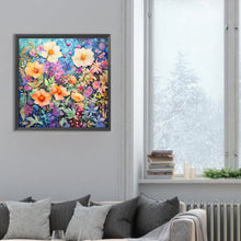 Load image into Gallery viewer, Flowers 30*30CM(Canvas) Full Round Drill Diamond Painting
