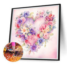 Load image into Gallery viewer, Love Flower 30*30CM(Canvas) Full Round Drill Diamond Painting
