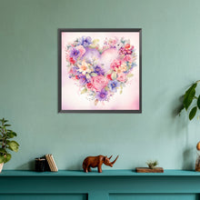 Load image into Gallery viewer, Love Flower 30*30CM(Canvas) Full Round Drill Diamond Painting
