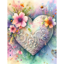 Load image into Gallery viewer, Love Flower 50*60CM(Canvas) Full Round Drill Diamond Painting
