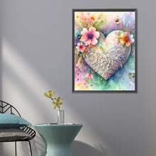 Load image into Gallery viewer, Love Flower 50*60CM(Canvas) Full Round Drill Diamond Painting
