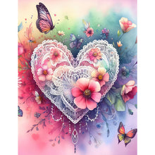 Load image into Gallery viewer, Hearts And Flowers 50*60CM(Canvas) Full Round Drill Diamond Painting
