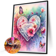 Load image into Gallery viewer, Hearts And Flowers 50*60CM(Canvas) Full Round Drill Diamond Painting
