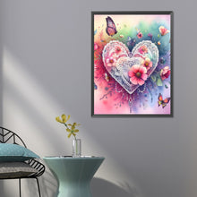 Load image into Gallery viewer, Hearts And Flowers 50*60CM(Canvas) Full Round Drill Diamond Painting
