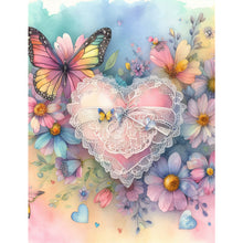 Load image into Gallery viewer, Hearts And Butterflies 50*60CM(Canvas) Full Round Drill Diamond Painting
