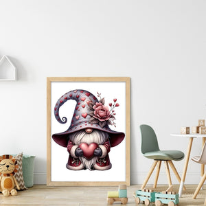 Valentine'S Day Goblin - 30*40CM 11CT Stamped Cross Stitch