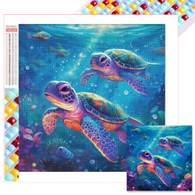 Load image into Gallery viewer, Sea Turtle 40*40CM(Picture) Full Square Drill Diamond Painting
