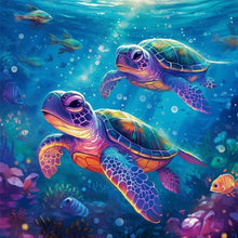 Load image into Gallery viewer, Sea Turtle 40*40CM(Picture) Full Square Drill Diamond Painting
