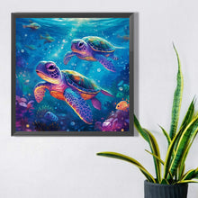 Load image into Gallery viewer, Sea Turtle 40*40CM(Picture) Full Square Drill Diamond Painting
