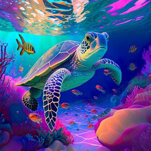 Load image into Gallery viewer, Sea Turtle 40*40CM(Picture) Full Square Drill Diamond Painting
