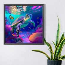 Load image into Gallery viewer, Sea Turtle 40*40CM(Picture) Full Square Drill Diamond Painting
