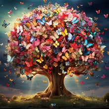 Load image into Gallery viewer, Butterfly Tree 40*40CM(Picture) Full Square Drill Diamond Painting
