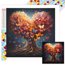 Load image into Gallery viewer, Butterfly Tree 40*40CM(Picture) Full Square Drill Diamond Painting
