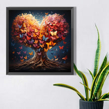 Load image into Gallery viewer, Butterfly Tree 40*40CM(Picture) Full Square Drill Diamond Painting
