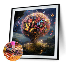 Load image into Gallery viewer, Butterfly Tree 40*40CM(Picture) Full Square Drill Diamond Painting
