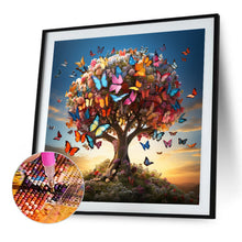 Load image into Gallery viewer, Butterfly Tree 40*40CM(Picture) Full Square Drill Diamond Painting
