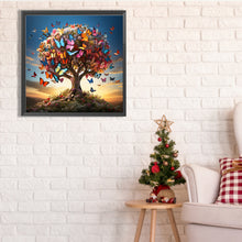 Load image into Gallery viewer, Butterfly Tree 40*40CM(Picture) Full Square Drill Diamond Painting
