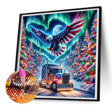 Load image into Gallery viewer, Snow Eagle 30*30CM(Canvas) Full Round Drill Diamond Painting
