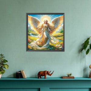 Angel Girl 30*30CM(Canvas) Full Round Drill Diamond Painting