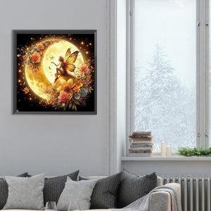 Angel Girl 30*30CM(Canvas) Full Round Drill Diamond Painting