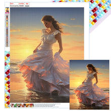 Load image into Gallery viewer, Seaside Girl 40*50CM(Canvas) Full Square Drill Diamond Painting
