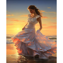 Load image into Gallery viewer, Seaside Girl 40*50CM(Canvas) Full Square Drill Diamond Painting
