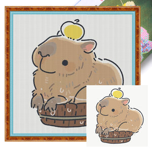 Kapibala - 40*40CM 11CT Stamped Cross Stitch