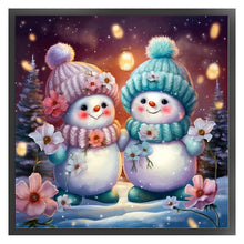 Load image into Gallery viewer, Winter Snowman - 40*40CM 11CT Stamped Cross Stitch
