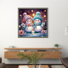 Load image into Gallery viewer, Winter Snowman - 40*40CM 11CT Stamped Cross Stitch
