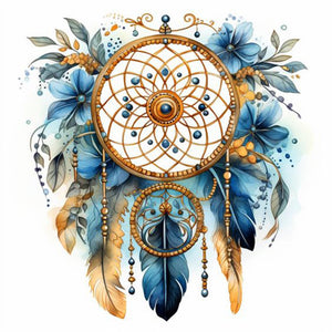 Dreamcatcher - 50*50CM 11CT Stamped Cross Stitch