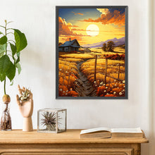 Load image into Gallery viewer, Wheat Field At Sunset 30*40CM(Canvas) Full Round Drill Diamond Painting
