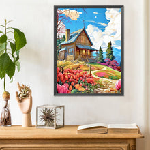 Load image into Gallery viewer, Tulip Hut 30*40CM(Canvas) Full Round Drill Diamond Painting
