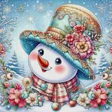 Load image into Gallery viewer, Snowman - 40*40CM 11CT Stamped Cross Stitch
