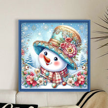 Load image into Gallery viewer, Snowman - 40*40CM 11CT Stamped Cross Stitch
