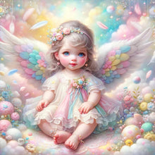 Load image into Gallery viewer, Angel Baby 30*30CM(Canvas) Full Round Drill Diamond Painting
