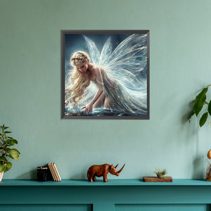 Angel Woman 30*30CM(Canvas) Full Round Drill Diamond Painting