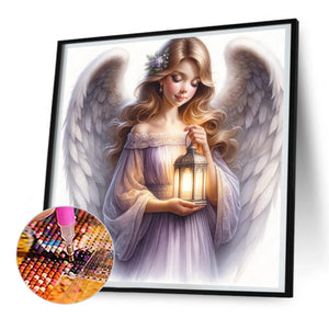 Angel Woman 30*30CM(Canvas) Full Round Drill Diamond Painting