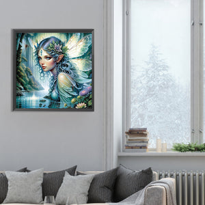 Angel Woman 30*30CM(Canvas) Full Round Drill Diamond Painting