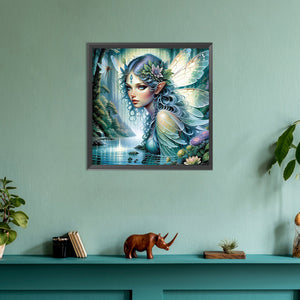 Angel Woman 30*30CM(Canvas) Full Round Drill Diamond Painting