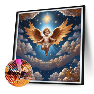 Angel Baby 30*30CM(Canvas) Full Round Drill Diamond Painting