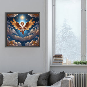 Angel Baby 30*30CM(Canvas) Full Round Drill Diamond Painting