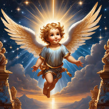 Load image into Gallery viewer, Angel Baby 30*30CM(Canvas) Full Round Drill Diamond Painting
