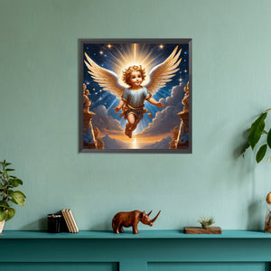 Angel Baby 30*30CM(Canvas) Full Round Drill Diamond Painting