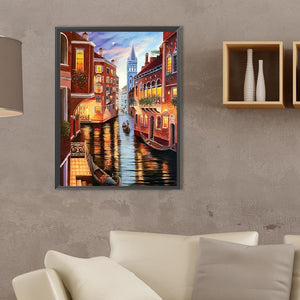 Venice Town 30*40CM(Canvas) Full Square Drill Diamond Painting